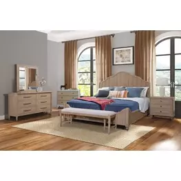 Wilmington Sand Panel Bedroom Set