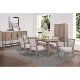 Wilmington Sand HiLo Triad Dining Room Set