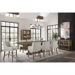 Magnolia Almond Extendable Rectangular Counter Height Dining Room Set