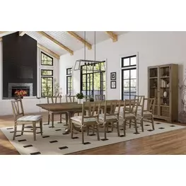 Magnolia Almond Extendable Rectangular Dining Room Set