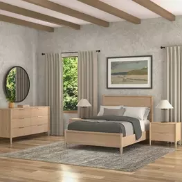 Sinclair Natural Panel Bedroom Set