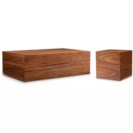 Brasea Lume Rectangular Occassional Table Set