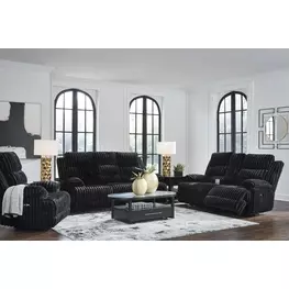 Technique Onyx Power Reclining Living Room Set with Drop Down Table and USB Charging
