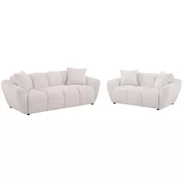 Destino Greige Living Room Set