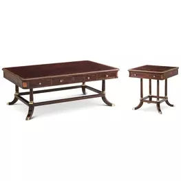 English Cabinet Maker Southampton and Light Shropshire Rectangular Alderley Occasional Table Set