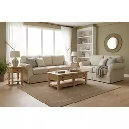 Emilia Natural Rectangular Occassional Table Set