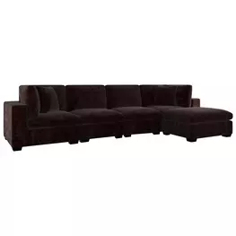 Lakeview Dark Chocolate Modular Sectional