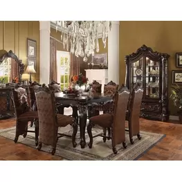 Versailles Cherry Oak 55" Square Counter Height Dining Room Set