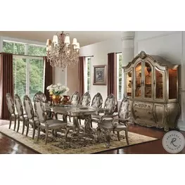 Ragenardus Vintage Oak Extendable Rectangular Dining Room Set