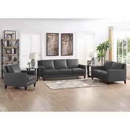 Arden Quartz Leather Living Room Set