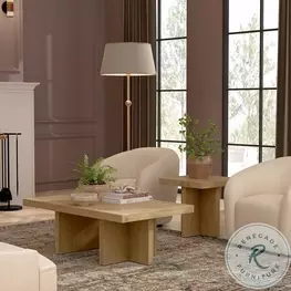 Donte Natural Rectangular Occasional Table Set