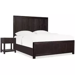 Timberline Black Panel Bedroom Set