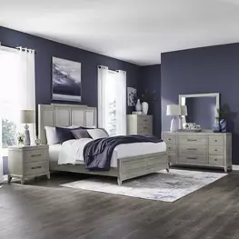 Newbury Sanctuary White Panel Bedroom Set