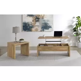 Canoga Mango Rectangular Lift Top Occassional Table Set
