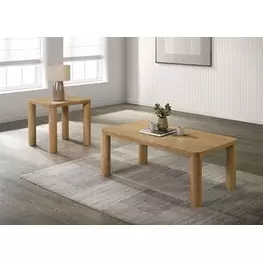 Castlewood Washed Oak Rectangular Occasional Table Set