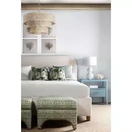 Commerce and Market Beige Upholstered Panel Bedroom Set