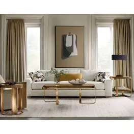 Solara Medium Brown and Gold Occasional Table Set