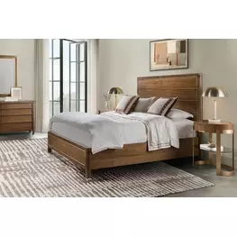 Solara Medium Brown Panel Bedroom Set