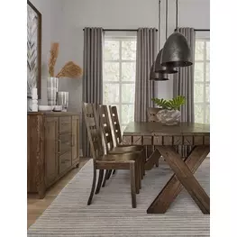 Dovetail Natural Poster Bedroom Set