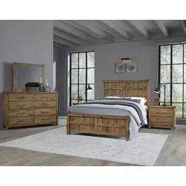 Dovetail Natural Panel Bedroom Set