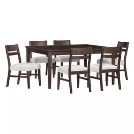 West End Saddle Brown Extendable Square Dining Room Set