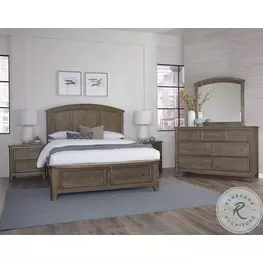 Woodbridge Dark Cashmere Arch Storage Platform Bedroom Set