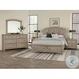 Woodbridge Shadow Gray Arch Storage Platform Bedroom Set