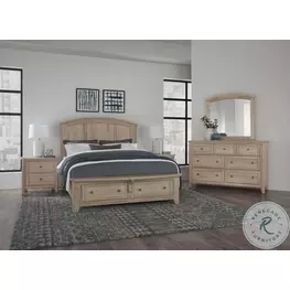 Woodbridge Clear Maple Arch Storage Platform Bedroom Set