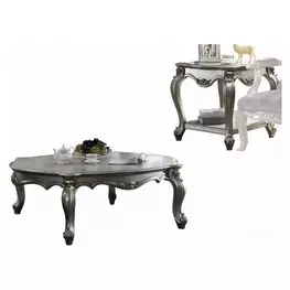 Picardy Antique Platinum Occassional Table Set