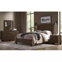 Lodge and Loft Dark Oak Floating Panel Bedroom Set