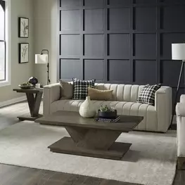 Aspen Sky Weathered Saddle Brown Occasional Table Set