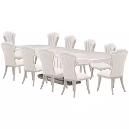 Fantosini Silver Mist Extendable Rectangular Dining Room Set