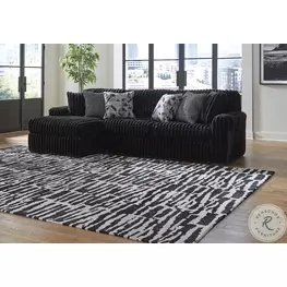 Midnight Madness Onyx Black Modular Sectional