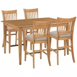 Kafe Cappuccino 60" Counter Height Dining Room Set