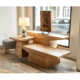 Incus Natural Oak Rectangular Occasional Table Set