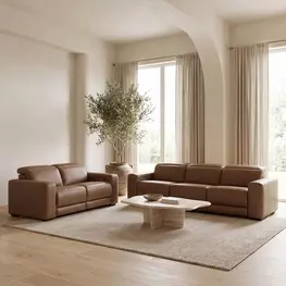 Rally-Up Caramel Power Reclining Living Room Set