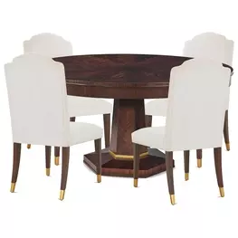 Marlborough Cambridge and Gold 60" Round Morrison Dining Room Set