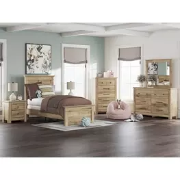 Fenderport Tan Youth Panel Bedroom Set