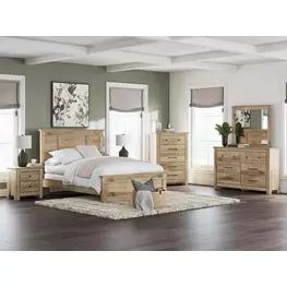Fenderport Tan Panel Bedroom Set