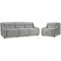 Gio Gray Power Motion Living Room Set