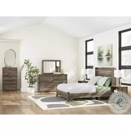 Jusika Brown Youth Panel Bedroom Set