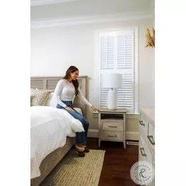 Harborview Glazed Driftwood Bedroom Set