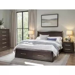 Bellamy Coffee Bean Storage Panel Bedroom Set