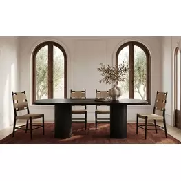 Daphne Black Rectangular Dining Room Set