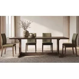 Samuel Dark Brown Rectangular Dining Room Set
