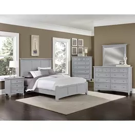 Bonanza Gray Mansion Panel Bedroom Set