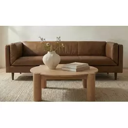 Jack Brushed Natural Oak Round Occasional Table Set