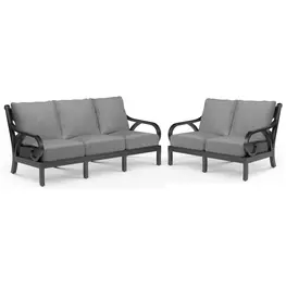 Monterey Canvas Granite Outdoor Living Room Set