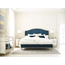 Fontainebleau Aglow Performance Fabric Upholstered Platform Bedroom Set
