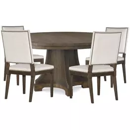 Monterey Hawthorne Dark Round Dining Room Set